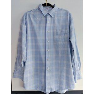 TOMMY BAHAMA Plaid Button Down Shirt 16 32-33
